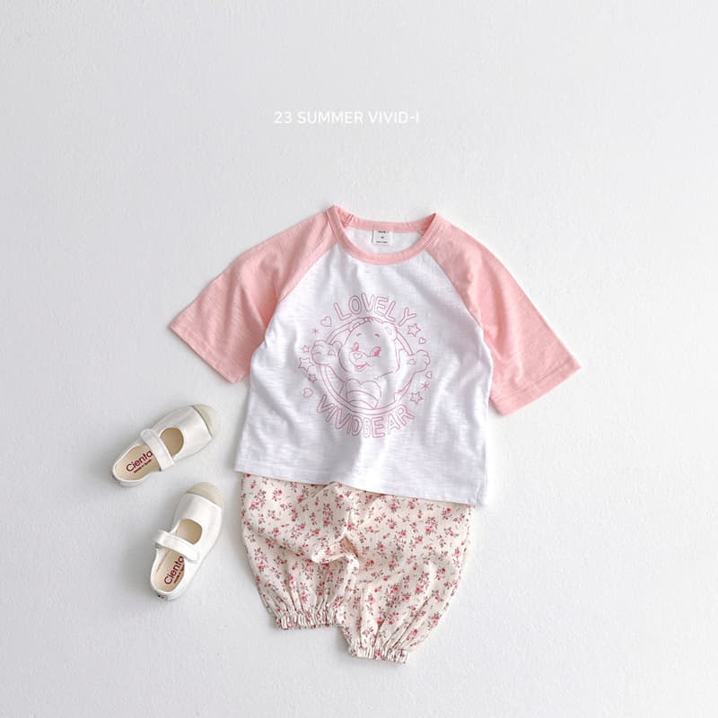 Vivid I - Korean Children Fashion - #littlefashionista - 9 Raglan Bear Tee - 5