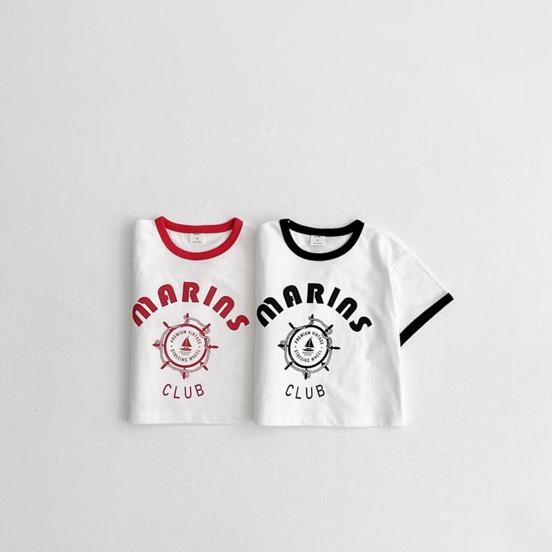 Vivid I - Korean Children Fashion - #littlefashionista - Marin Piping Tee