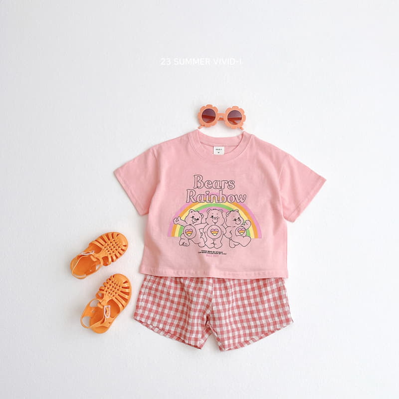 Vivid I - Korean Children Fashion - #littlefashionista - Rainbow Bear Tee - 11