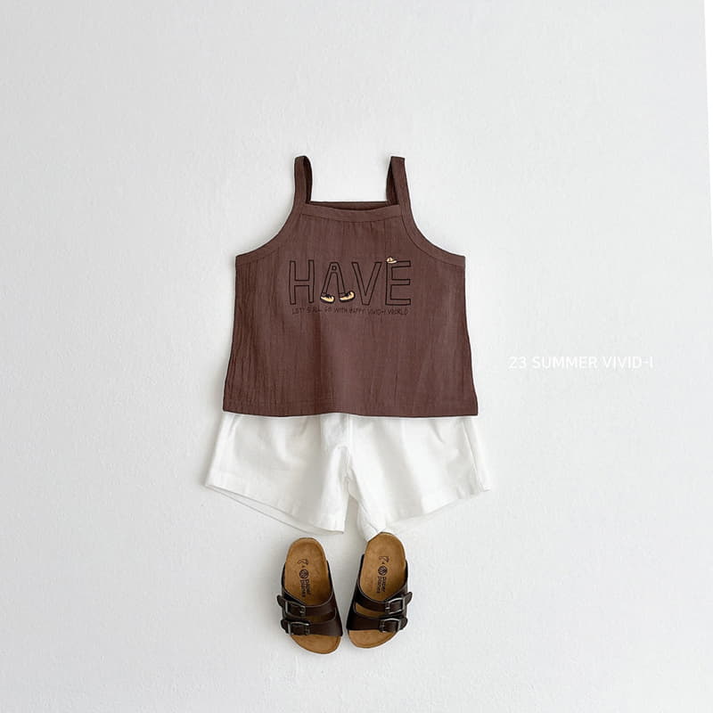 Vivid I - Korean Children Fashion - #magicofchildhood - Have Linen Sleeveless - 10