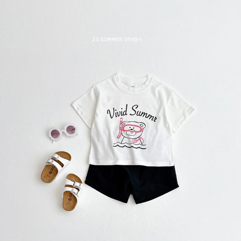 Vivid I - Korean Children Fashion - #magicofchildhood - Jamsu Bear Tee - 9