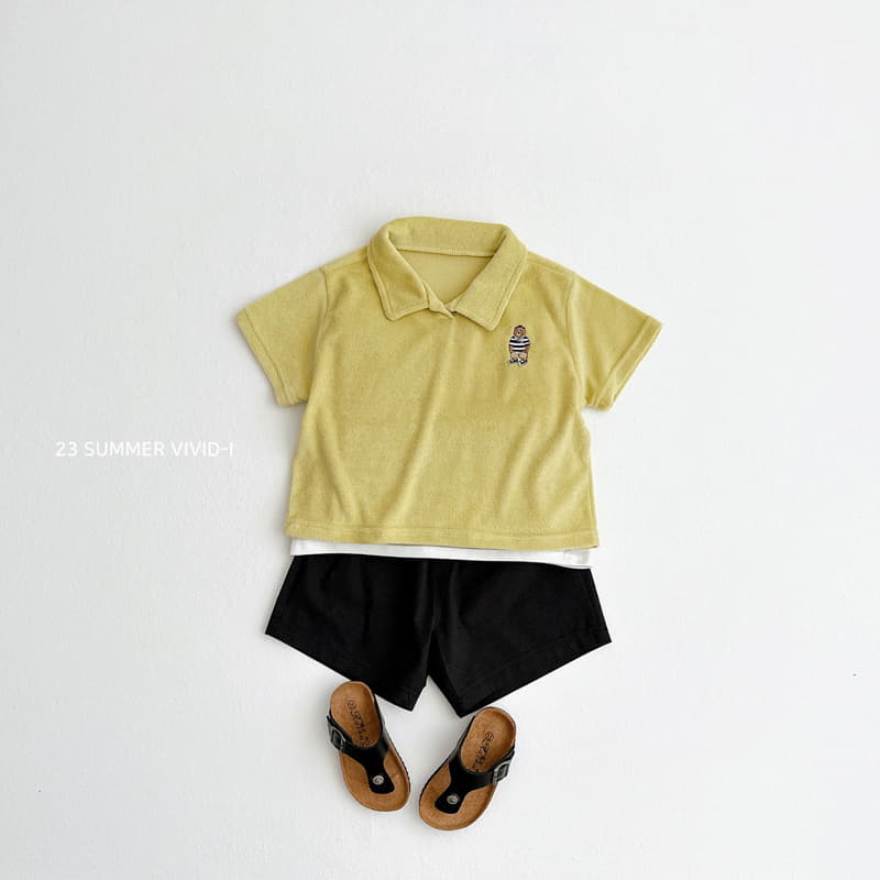 Vivid I - Korean Children Fashion - #magicofchildhood - Towel Top Bottom Set - 12