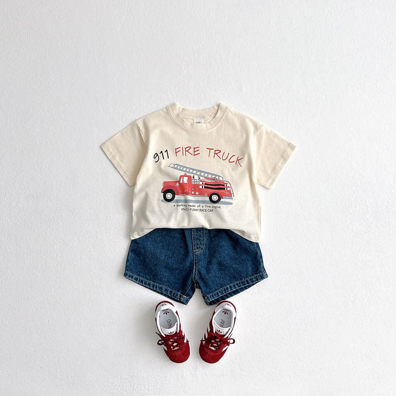 Vivid I - Korean Children Fashion - #magicofchildhood - Car Tee - 4