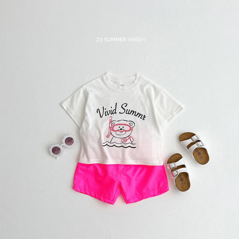 Vivid I - Korean Children Fashion - #minifashionista - Jamsu Bear Tee - 10