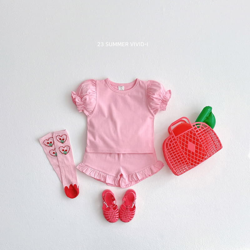 Vivid I - Korean Children Fashion - #minifashionista - Princess Shirring Puff Tee - 8