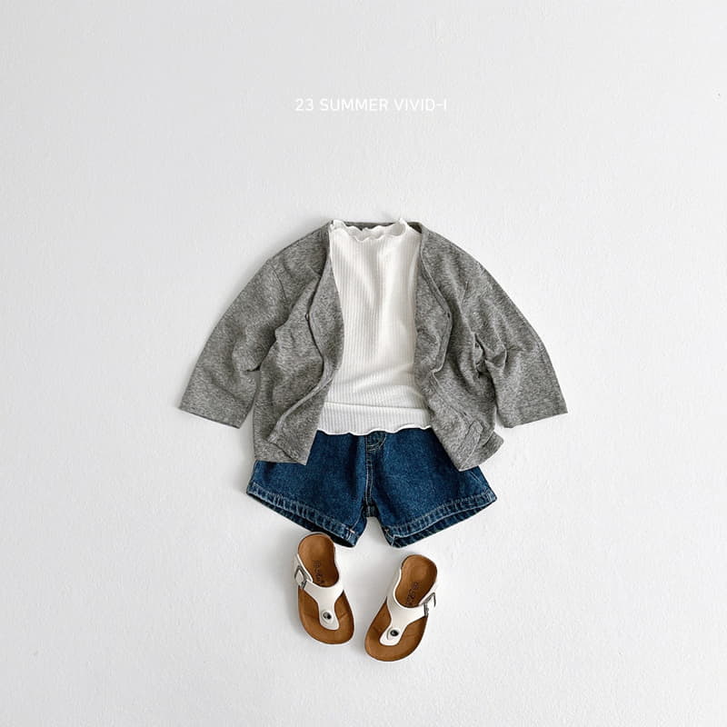 Vivid I - Korean Children Fashion - #minifashionista - Soap Rib Terry Tee - 5