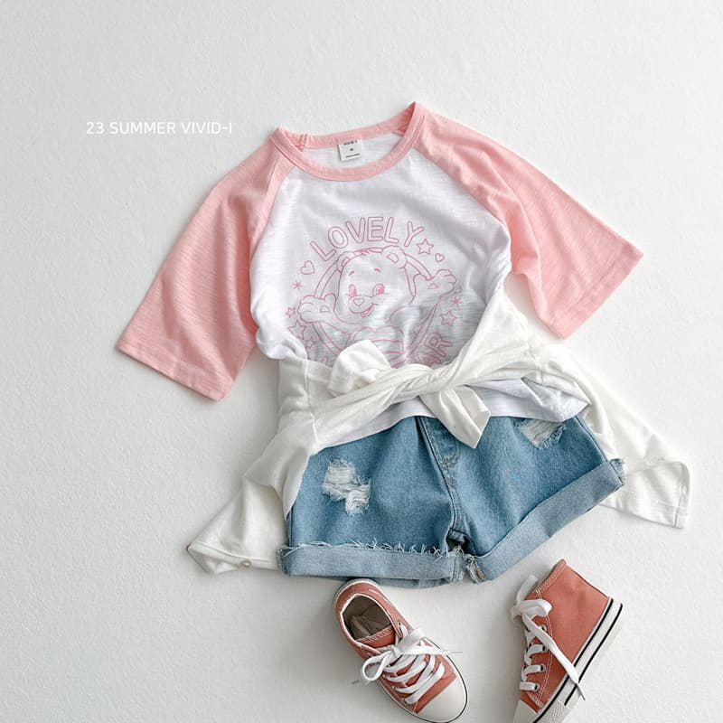 Vivid I - Korean Children Fashion - #prettylittlegirls - 9 Raglan Bear Tee - 8