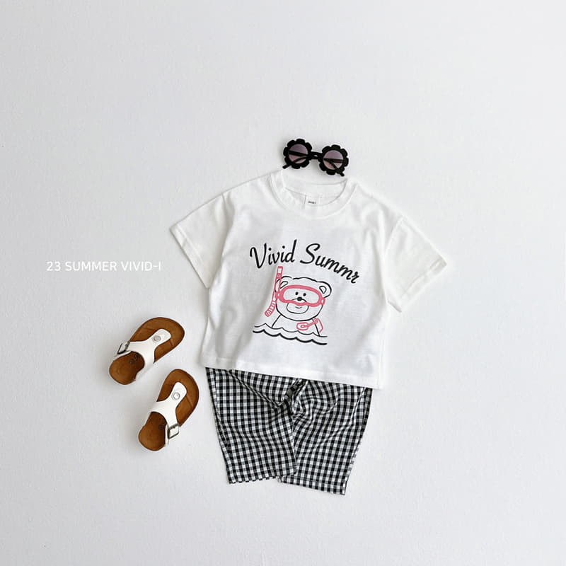 Vivid I - Korean Children Fashion - #prettylittlegirls - Jamsu Bear Tee - 11