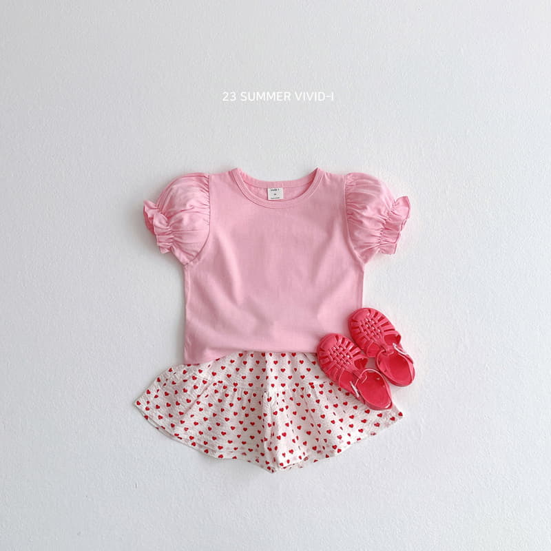 Vivid I - Korean Children Fashion - #prettylittlegirls - Princess Shirring Puff Tee - 9