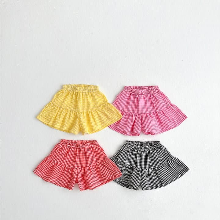 Vivid I - Korean Children Fashion - #stylishchildhood - Check Skirt Pants