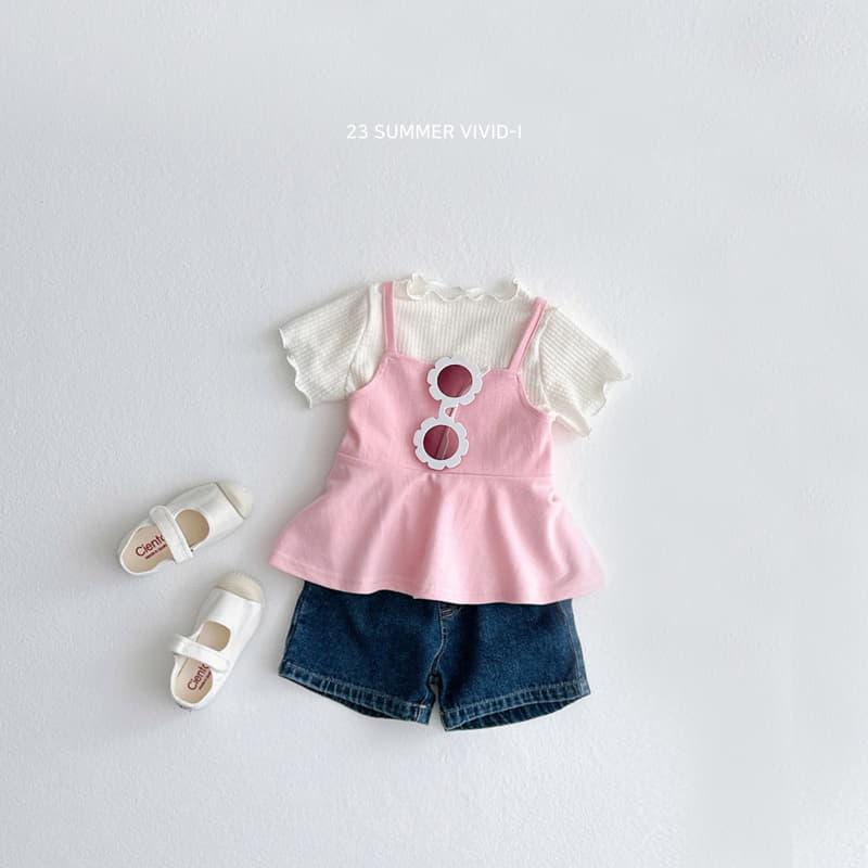 Vivid I - Korean Children Fashion - #stylishchildhood - Soap Rib Terry Tee - 9