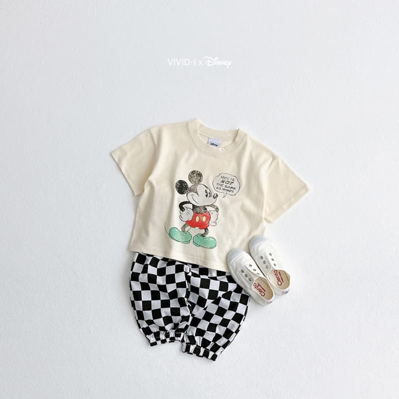 Vivid I - Korean Children Fashion - #stylishchildhood - M Vintage Short Sleeves Tee - 5