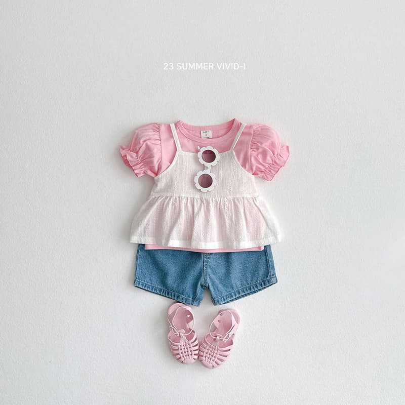 Vivid I - Korean Children Fashion - #todddlerfashion - Princess Shirring Puff Tee - 10