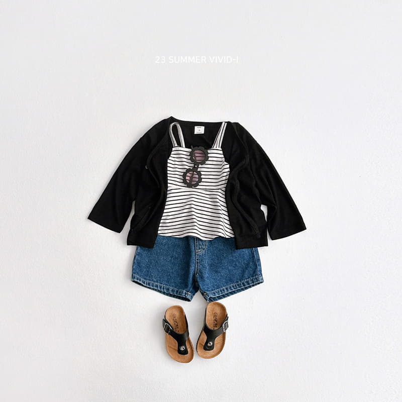 Vivid I - Korean Children Fashion - #todddlerfashion - Stripes Bustier - 8