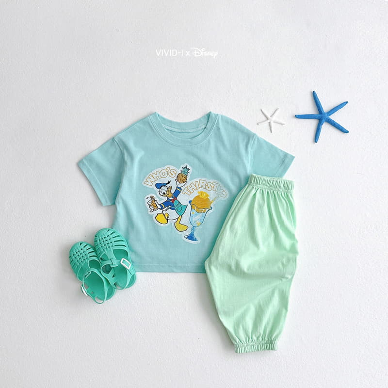 Vivid I - Korean Children Fashion - #toddlerclothing - Donald Slush Tee - 12