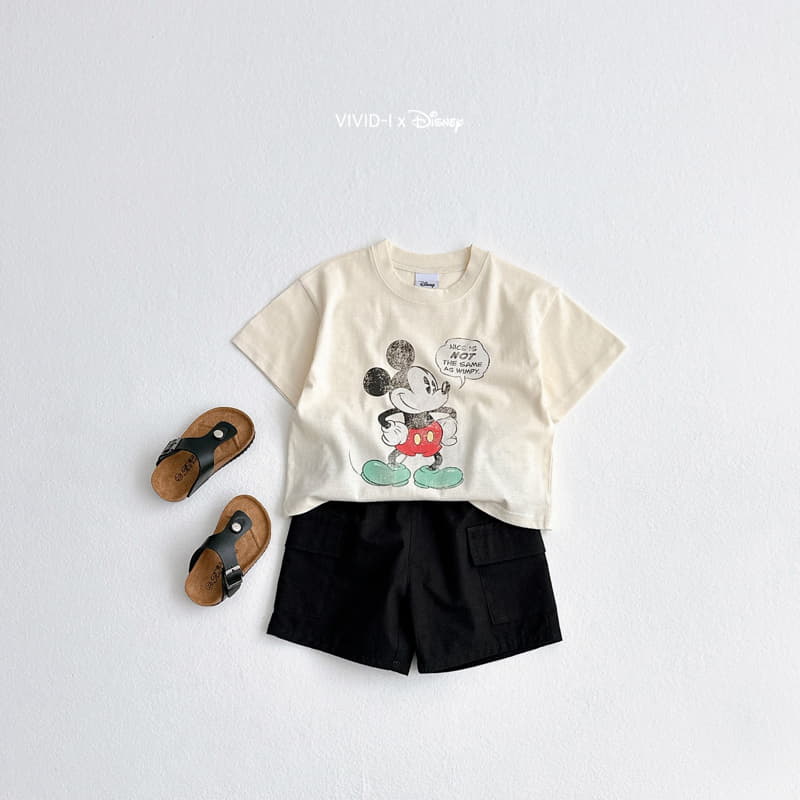 Vivid I - Korean Children Fashion - #todddlerfashion - M Vintage Short Sleeves Tee - 4