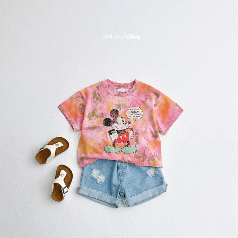 Vivid I - Korean Children Fashion - #toddlerclothing - M Water Paint Top Bottom Set - 5