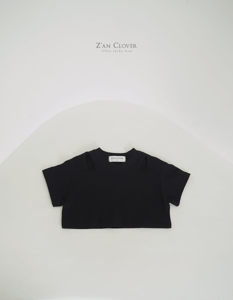 Zan Clover - Korean Children Fashion - #kidsshorts - Shoulder Slit Tee - 6