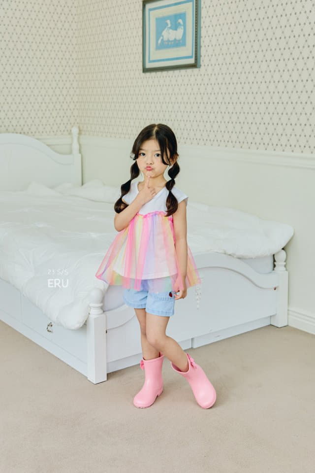 e.ru - Korean Children Fashion - #Kfashion4kids - Rainbow Long Tee - 2