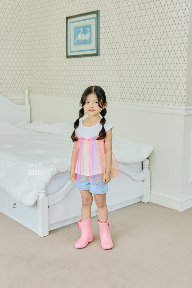 e.ru - Korean Children Fashion - #kidzfashiontrend - Rainbow Long Tee