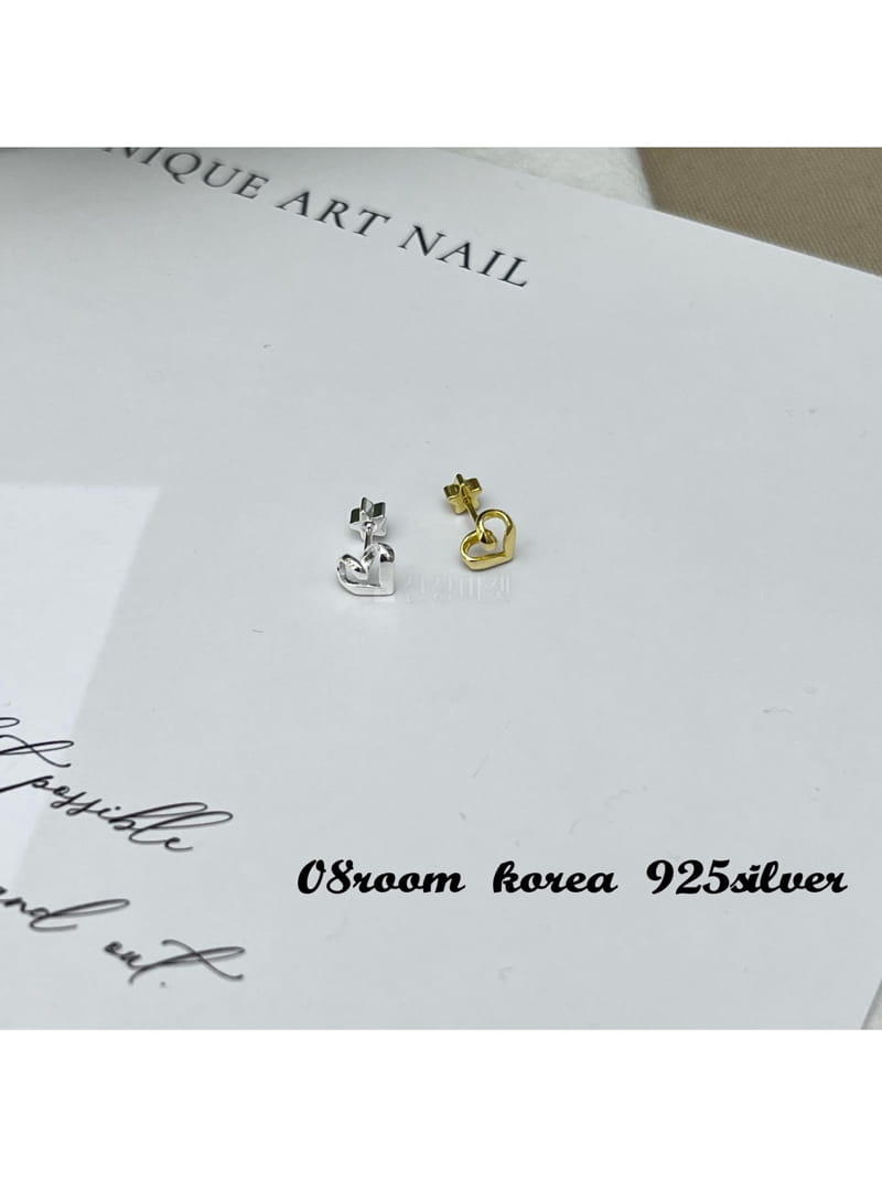 08 Room - Korean Women Fashion - #momslook - Silver Earring 1425