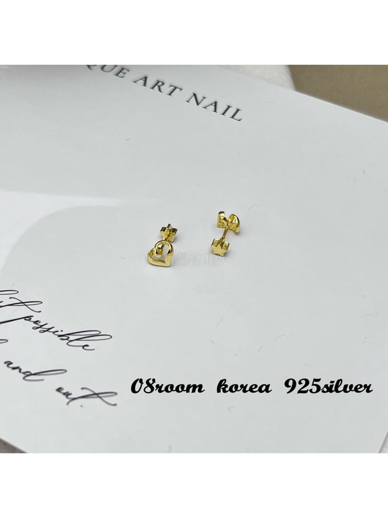 08 Room - Korean Women Fashion - #momslook - Silver Earring 1425 - 3