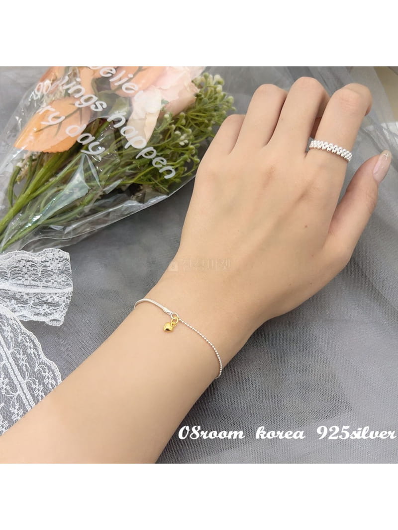 08 Room - Korean Women Fashion - #momslook - Silver Bracelet 1067