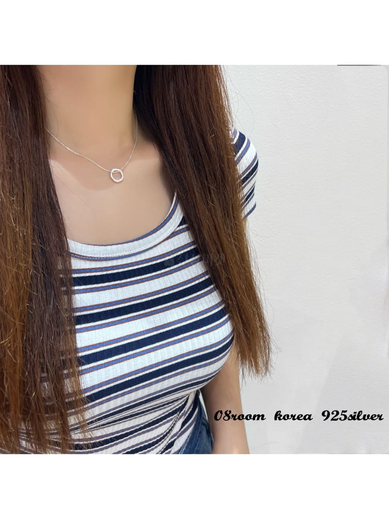 08 Room - Korean Women Fashion - #momslook - Silver Necklace 1497