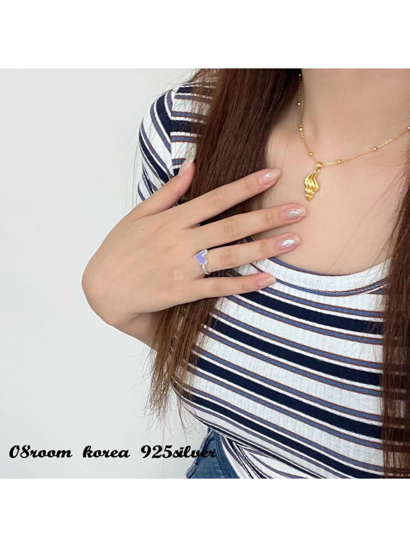 08 Room - Korean Women Fashion - #momslook - Silver Necklace 1495 - 5