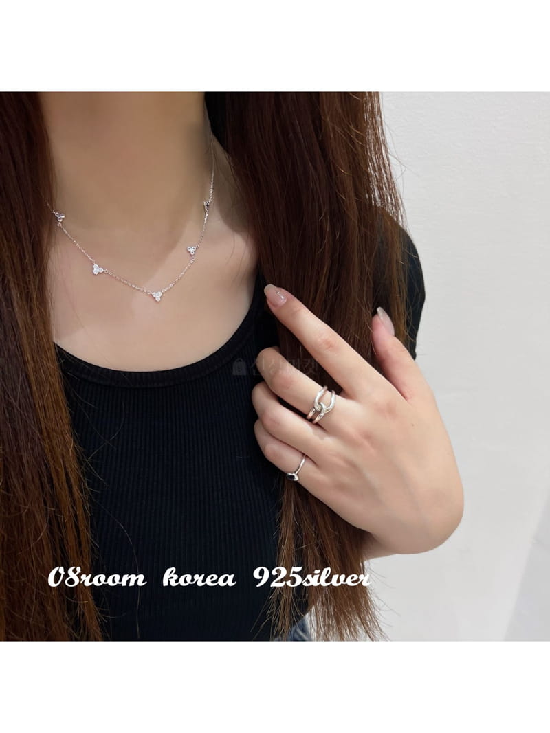 08 Room - Korean Women Fashion - #momslook - Silver Necklace 1487