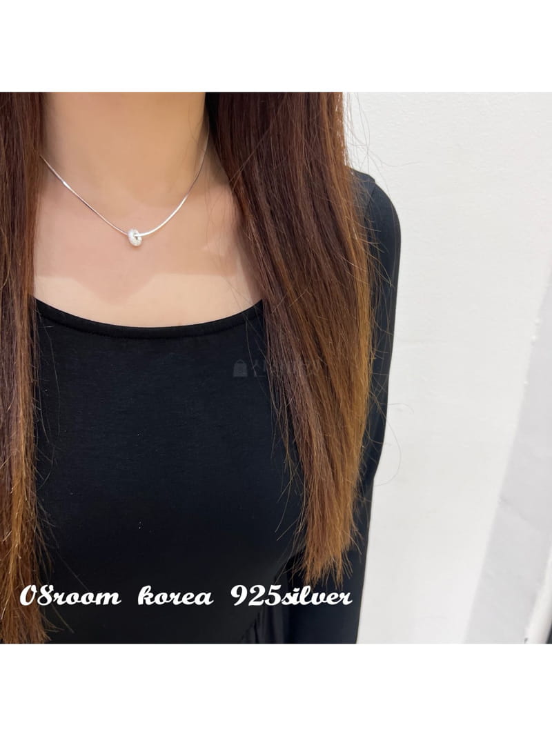 08 Room - Korean Women Fashion - #momslook - Silver Necklace 1475