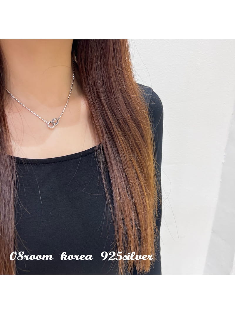 08 Room - Korean Women Fashion - #momslook - Silver Necklace 1473