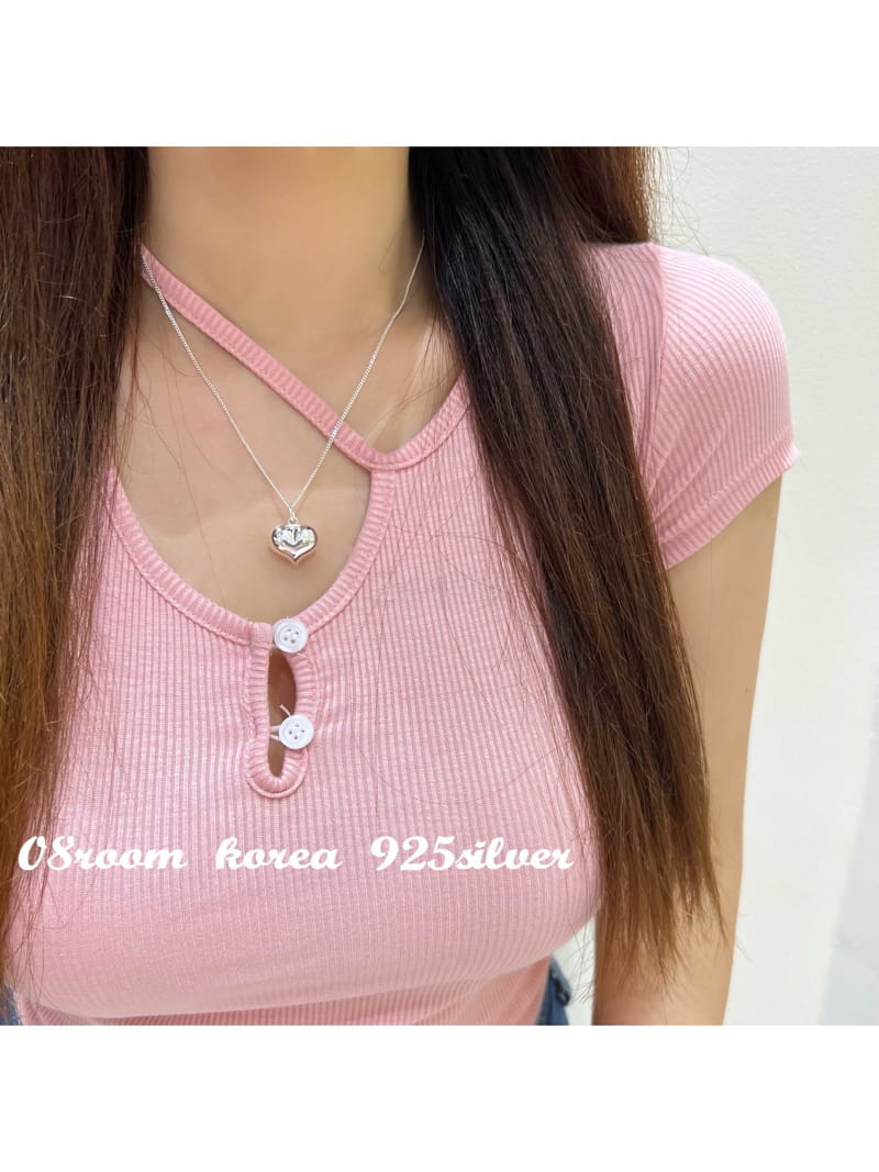 08 Room - Korean Women Fashion - #pursuepretty - Silver Necklace 1511