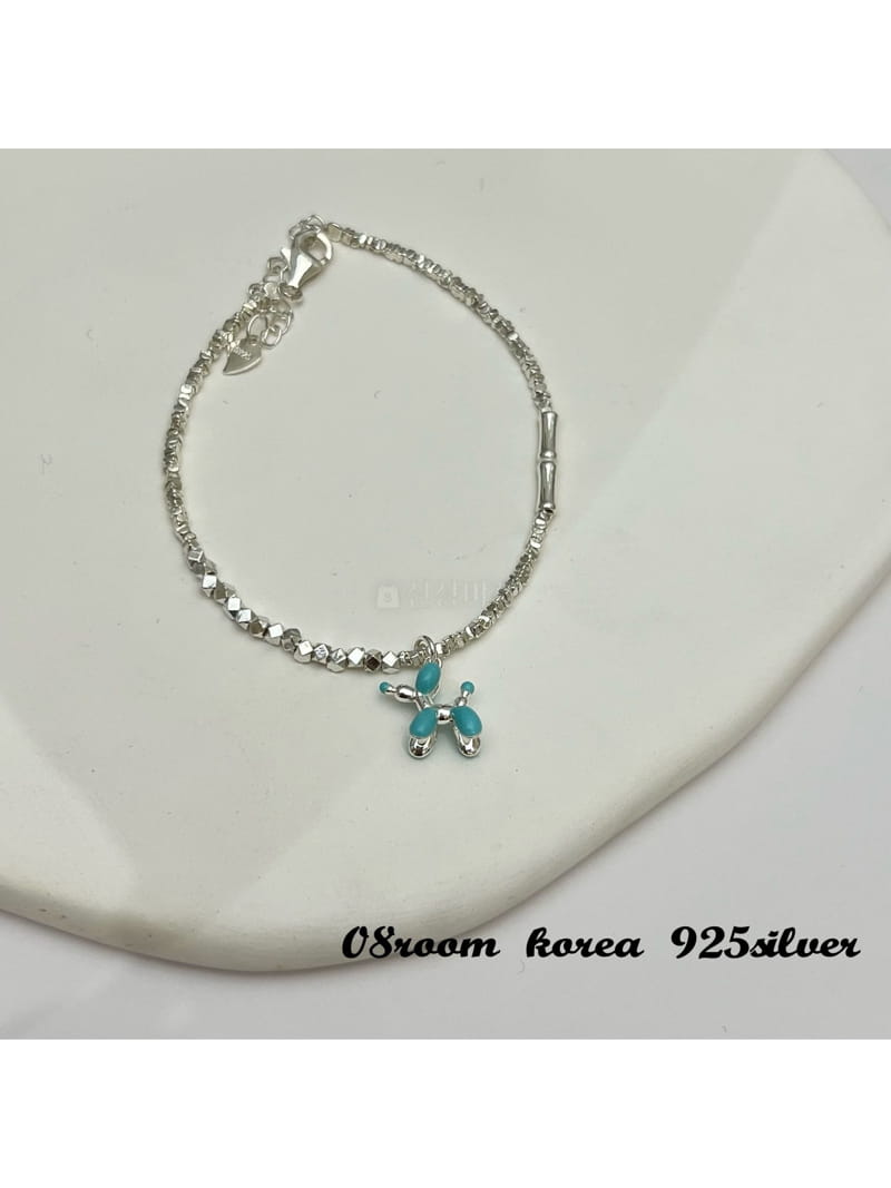 08 Room - Korean Women Fashion - #restrostyle - Silver Bracelet 1073 - 2