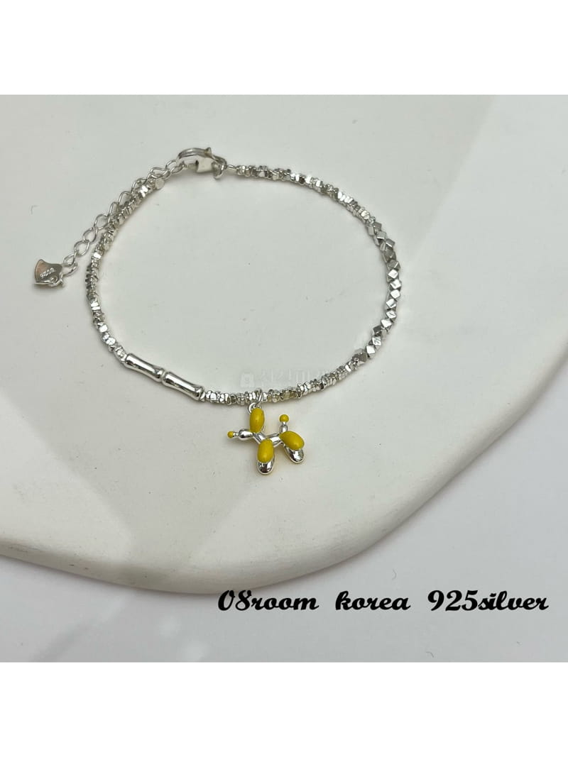 08 Room - Korean Women Fashion - #romanticstyle - Silver Bracelet 1073 - 3