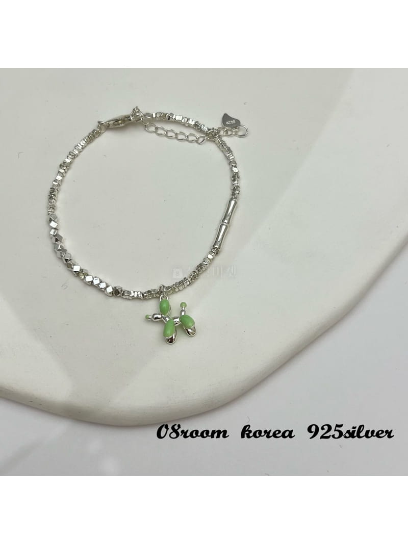 08 Room - Korean Women Fashion - #romanticstyle - Silver Bracelet 1073 - 4