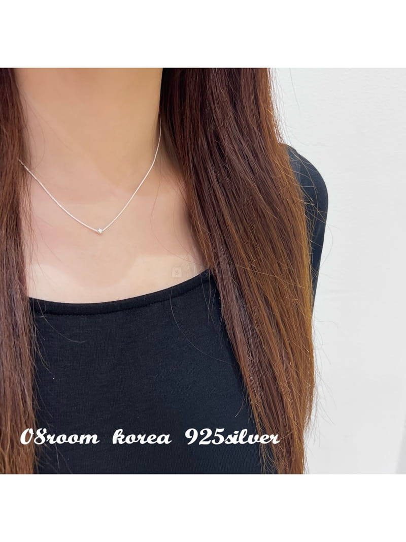 08 Room - Korean Women Fashion - #thelittlethings - Silver Necklace 1476