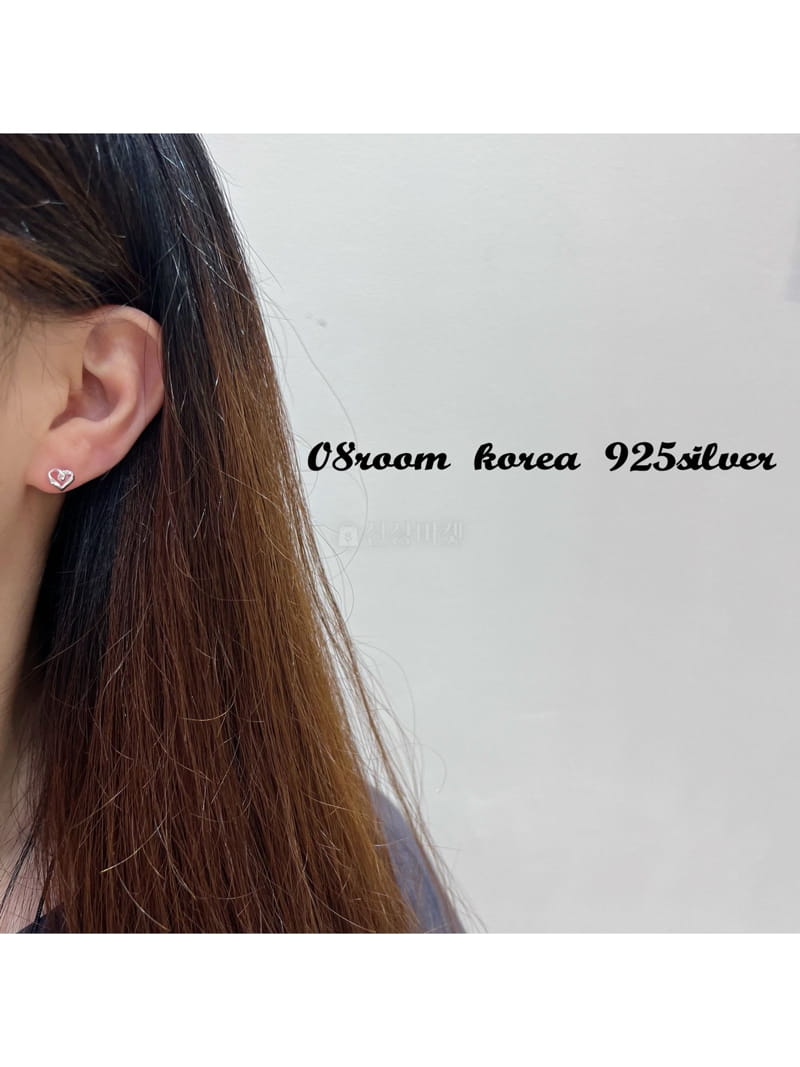 08 Room - Korean Women Fashion - #momslook - Silver Earring 1425 - 4