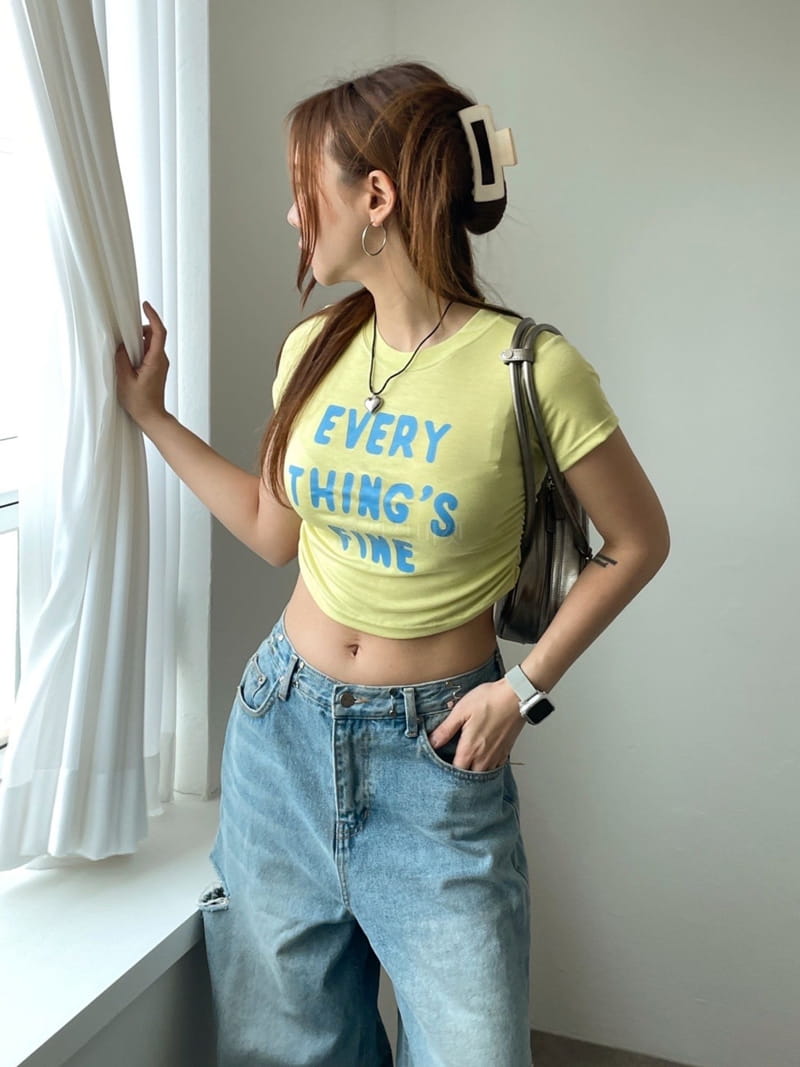 08 Room - Korean Women Fashion - #womensfashion - Every Shirring Tee - 9