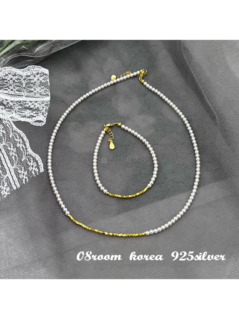 08 Room - Korean Women Fashion - #womensfashion - Silver Bracelet 1066