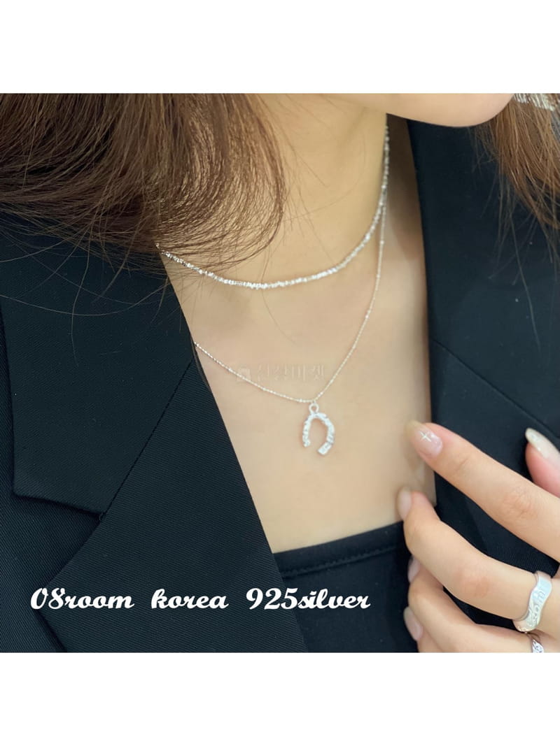 08 Room - Korean Women Fashion - #womensfashion - Silver Necklace 1502