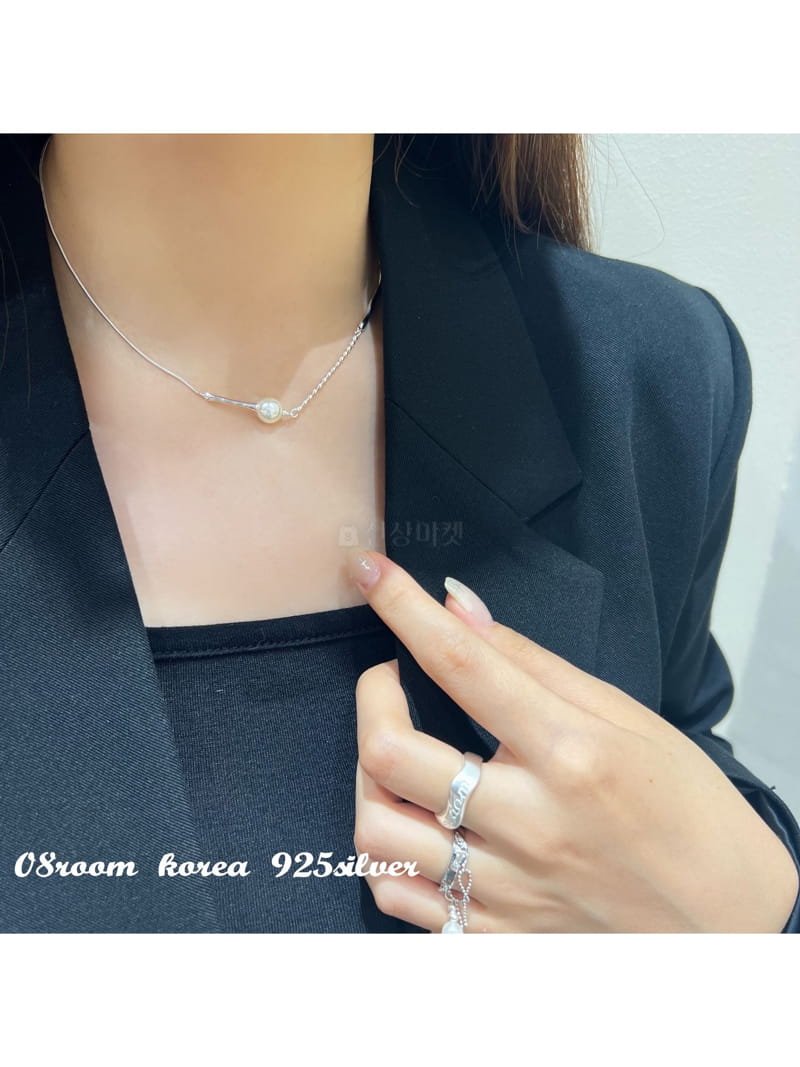 08 Room - Korean Women Fashion - #womensfashion - Silver Necklace 1500