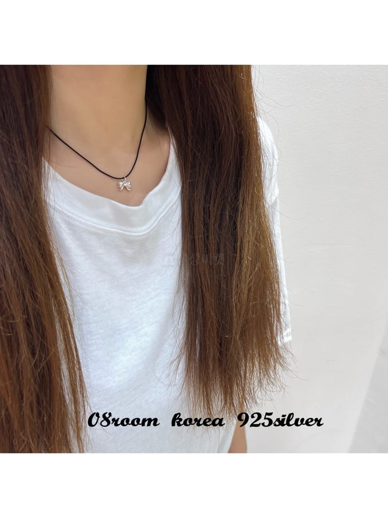 08 Room - Korean Women Fashion - #womensfashion - Silver Necklace 1490