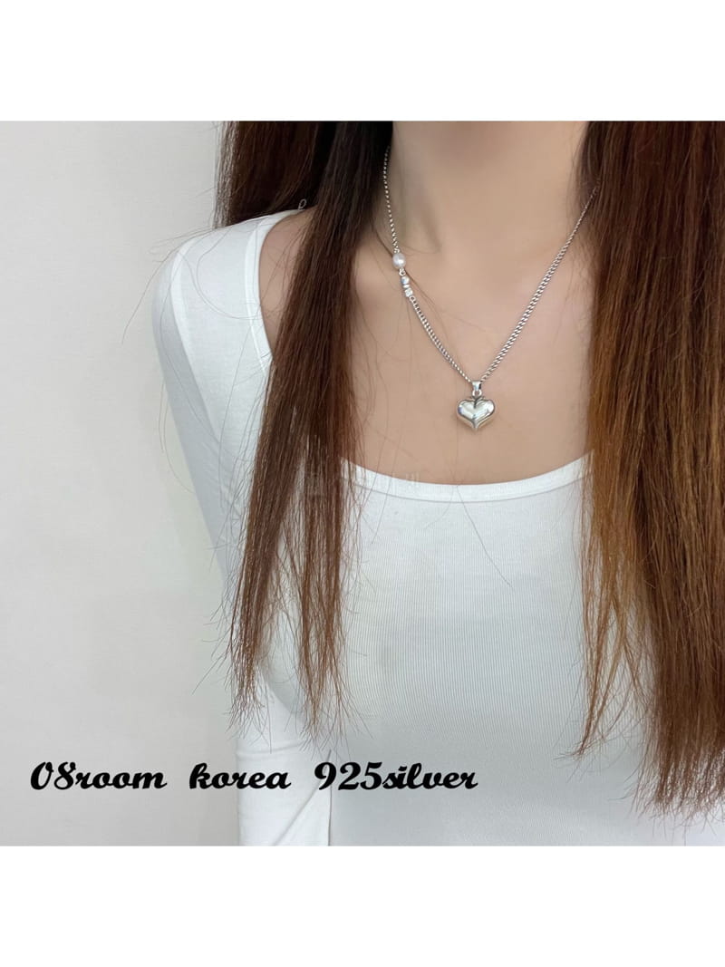 08 Room - Korean Women Fashion - #womensfashion - Silver Necklace 1469