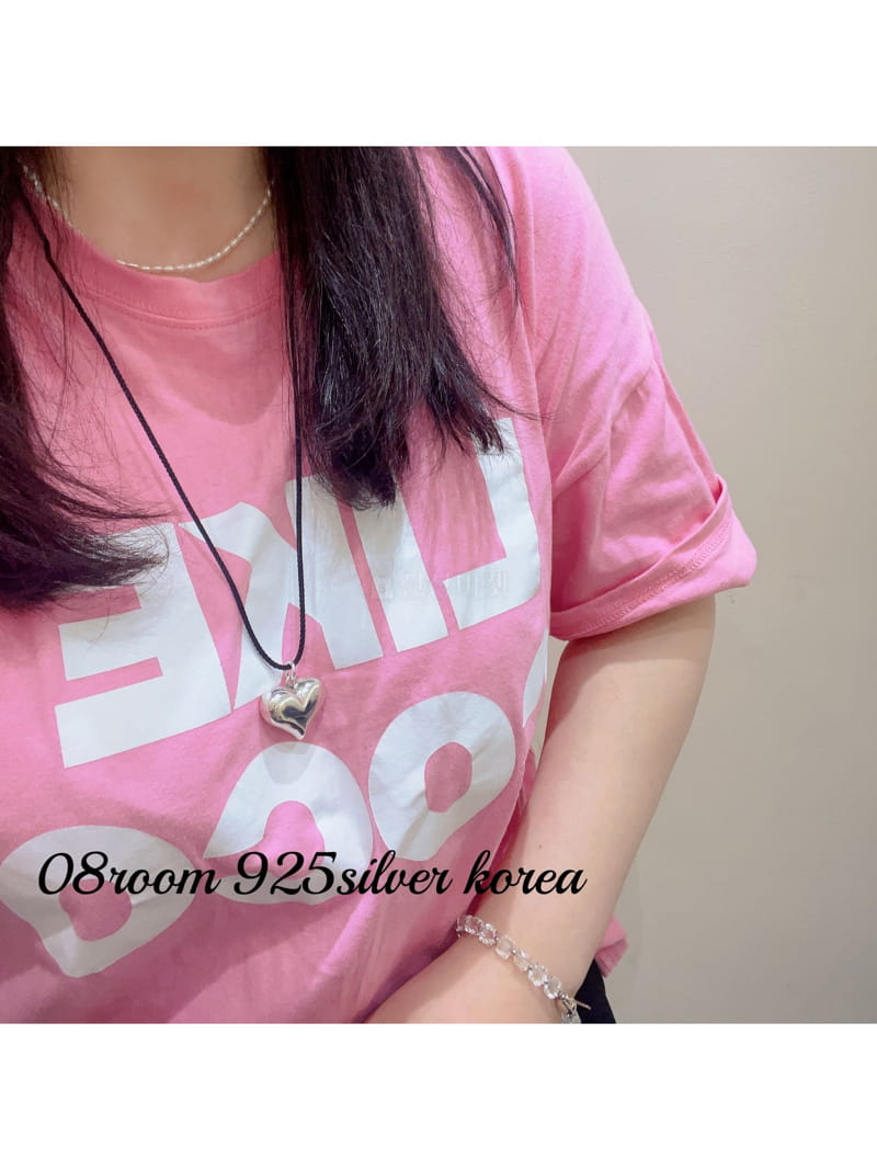 08 Room - Korean Women Fashion - #womensfashion - Silver Necklace 1467