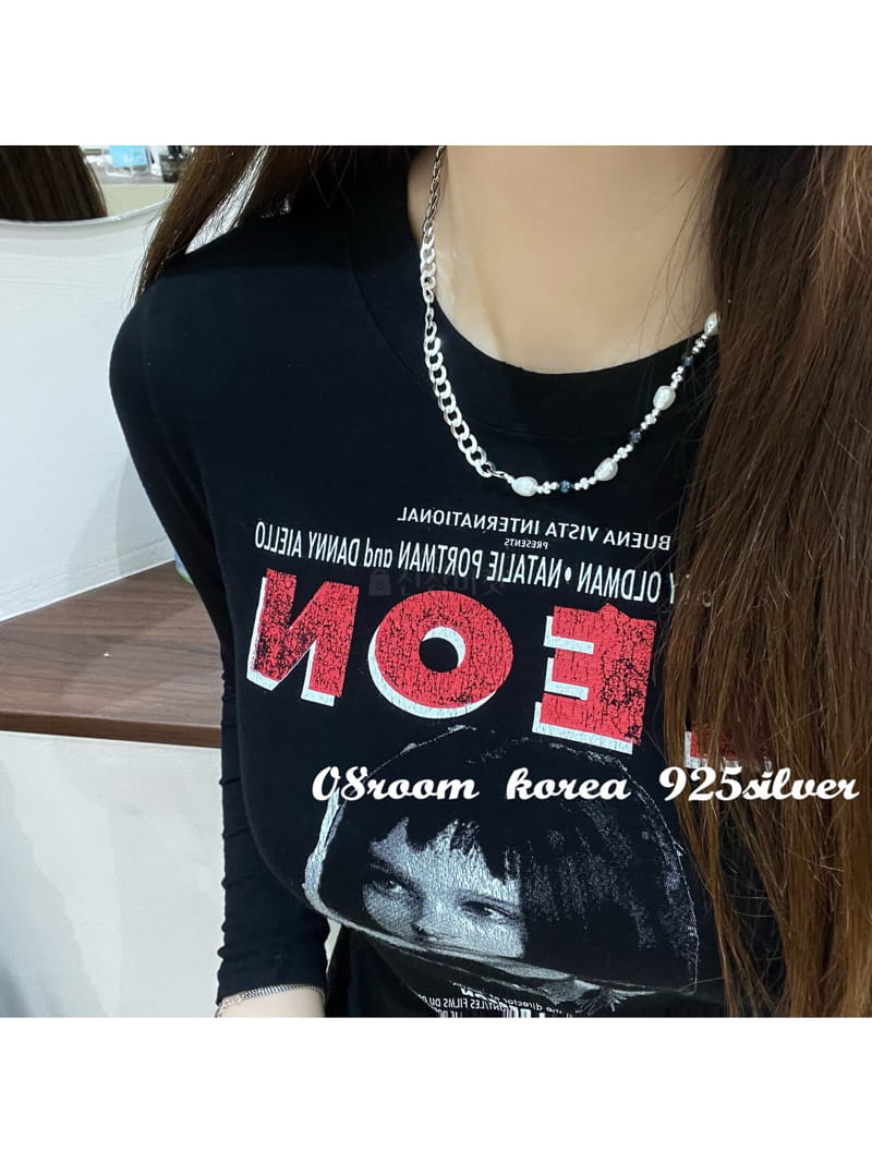 08 Room - Korean Women Fashion - #womensfashion - Silver Necklace 1465