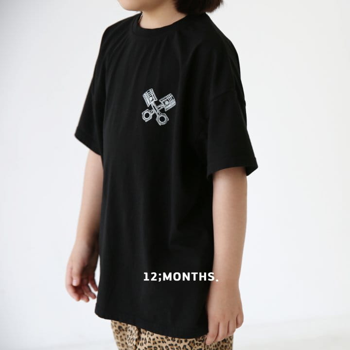 12 Month - Korean Children Fashion - #kidsshorts - Engine Tee with Mom  - 3