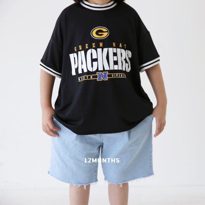 12 Month - Korean Children Fashion - #magicofchildhood - Cutting Denim Shorts - 6