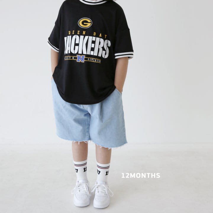 12 Month - Korean Children Fashion - #stylishchildhood - Cutting Denim Shorts - 11