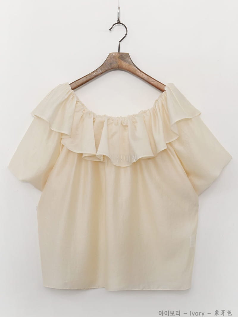 1st Gi - Korean Women Fashion - #momslook - Bro Frill Blouse - 7